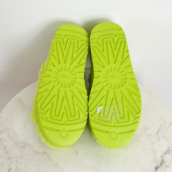 NEW UGG Oh Fluffita Key Lime Slingback Sandals Women’s Size 9 - Picture 9 of 9